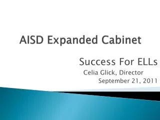 AISD Expanded Cabinet