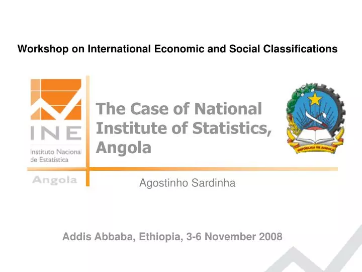 workshop on international economic and social classifications