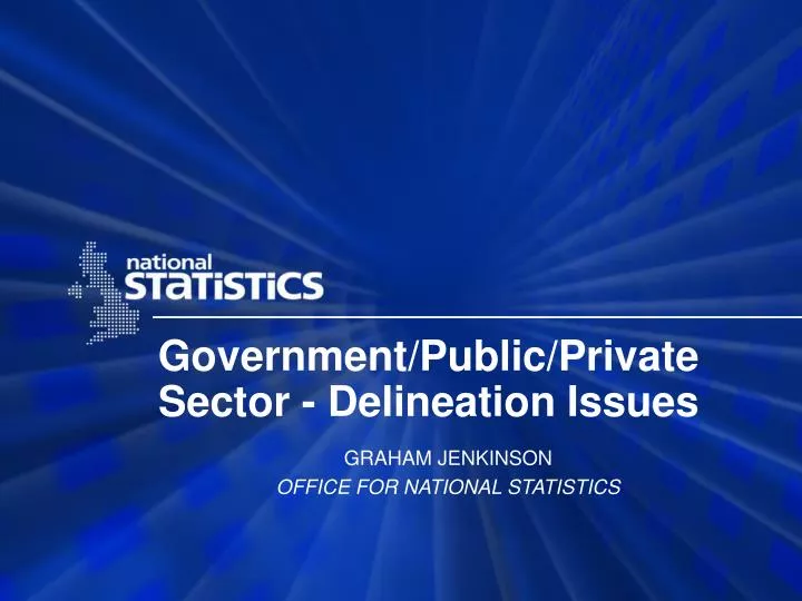government public private sector delineation issues