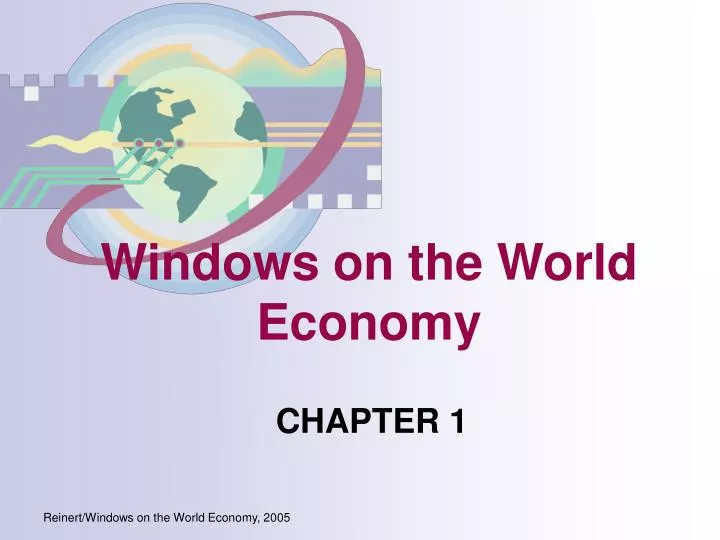 windows on the world economy