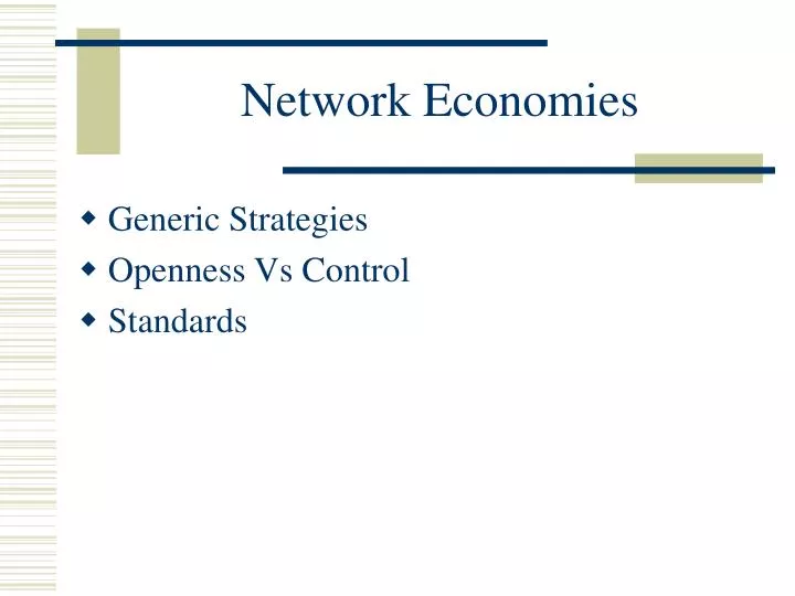 network economies