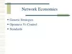 Network Economies - slide 1