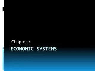 Economic Systems