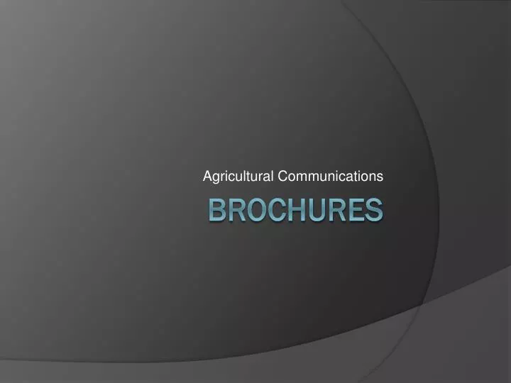 agricultural communications