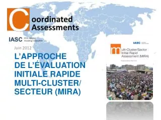 l approche de l valuation initiale rapide multi cluster secteur mira