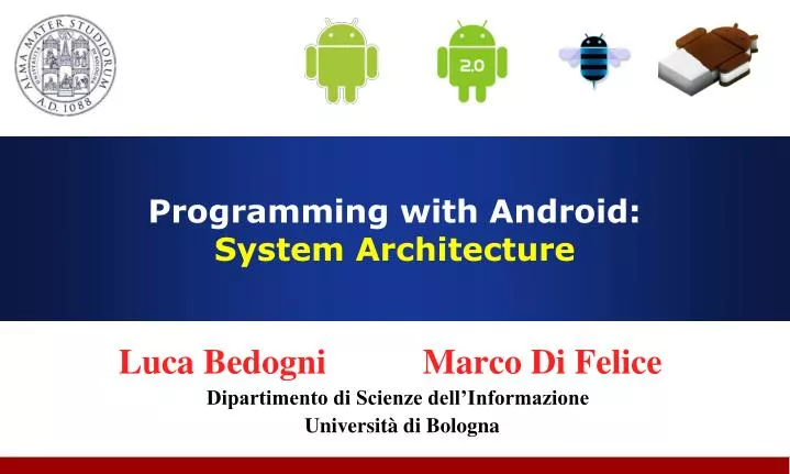 programming with android system architecture