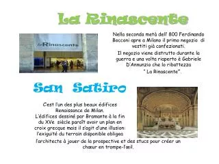 la rinascente