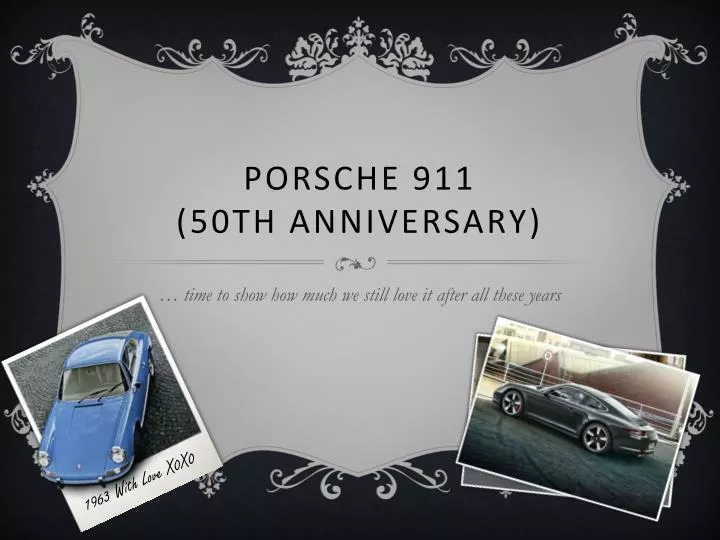porsche 911 50th anniversary