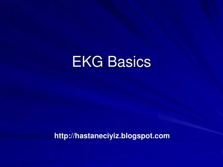 ekg basics
