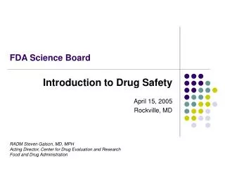FDA Science Board