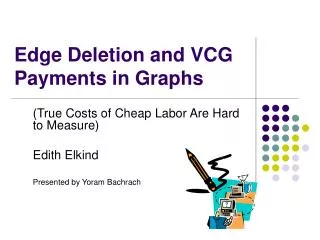 Edge Deletion and VCG Payments in Graphs
