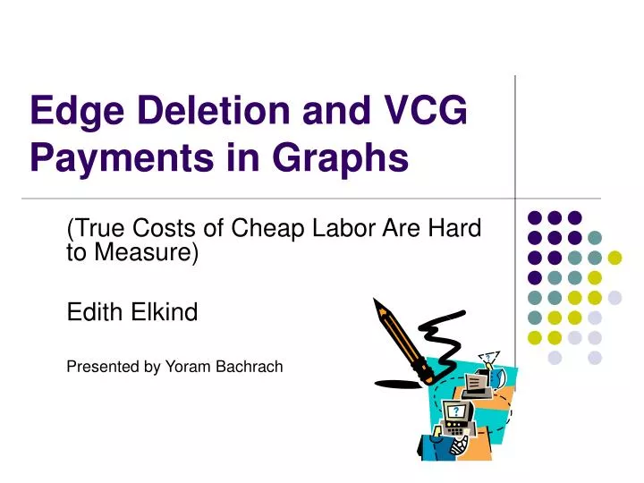edge deletion and vcg payments in graphs