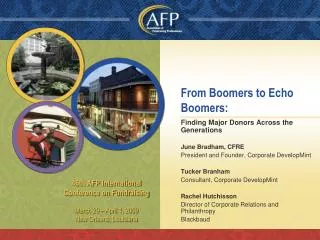 From Boomers to Echo Boomers: