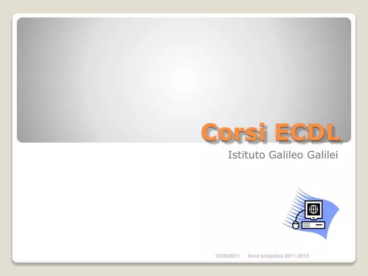 corsi ecdl