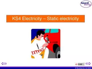KS4 Electricity – Static electricity