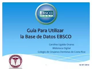 gu a para utilizar la base de datos ebsco