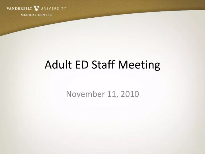 adult ed staff meeting