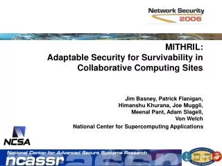 MITHRIL: Adaptable Security for Survivability in Collaborative Computing Sites