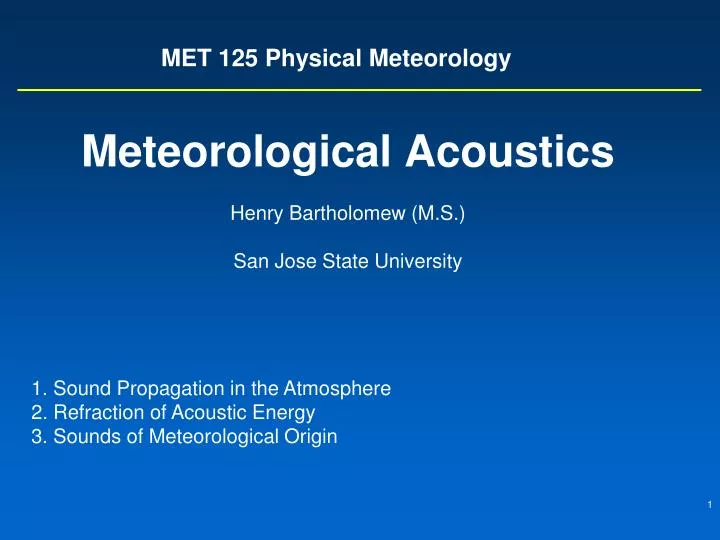 met 125 physical meteorology