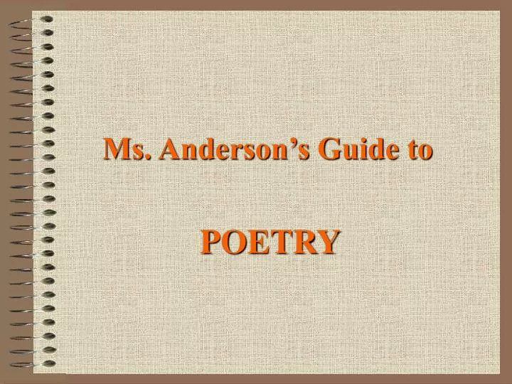 ms anderson s guide to