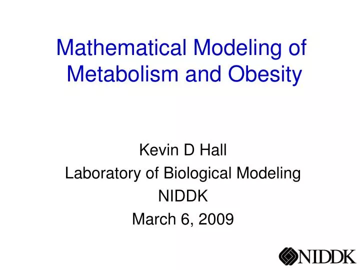 mathematical modeling of metabolism and obesity