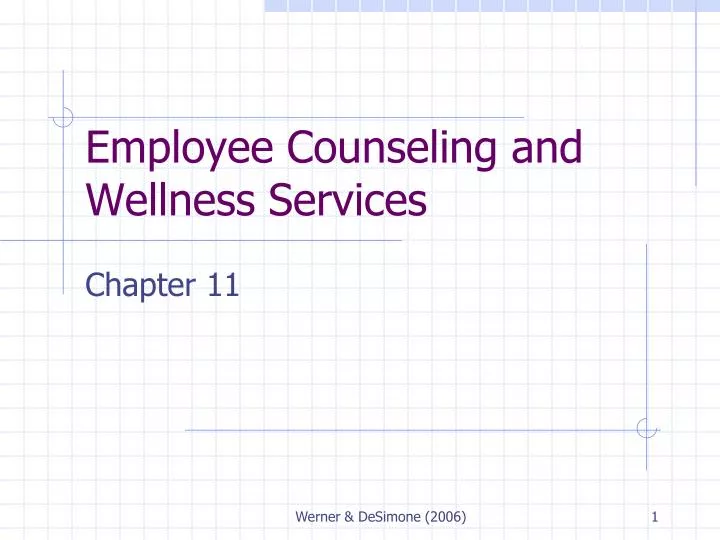 employee counseling and wellness services