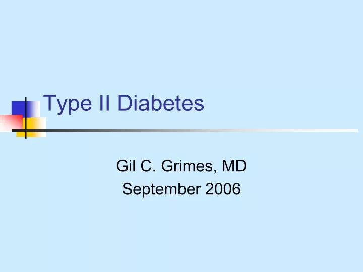 type ii diabetes