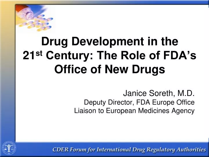 drug development in the 21 st century the role of fda s office of new drugs