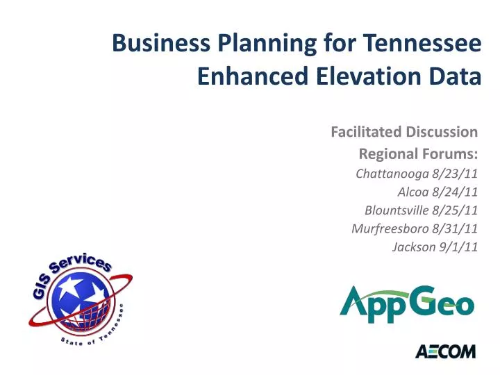 business planning for tennessee enhanced elevation data