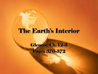 the earth s interior