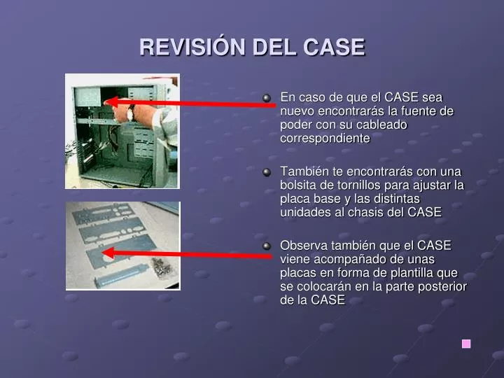 revisi n del case