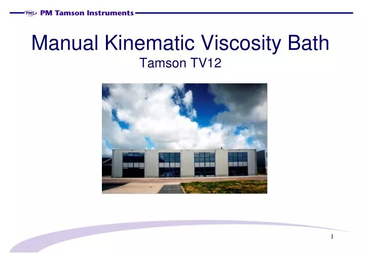 manual kinematic viscosity bath tamson tv12