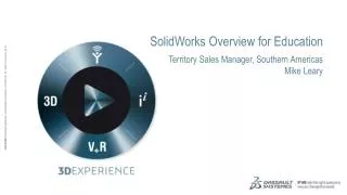 SolidWorks Overview for Education