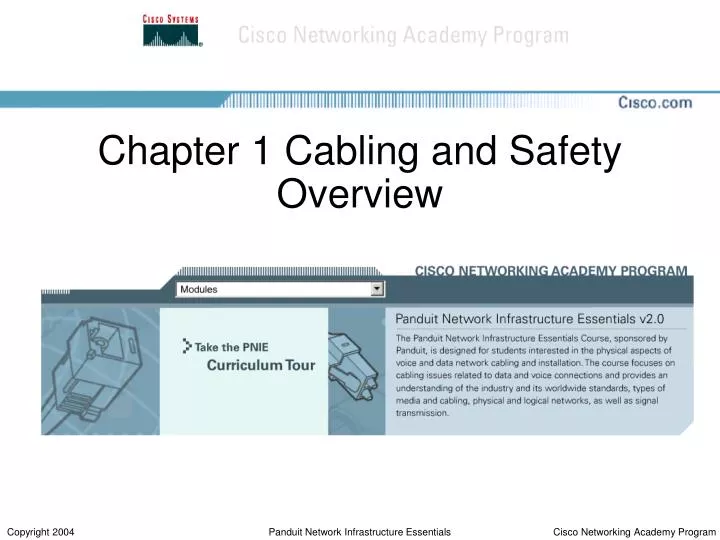 chapter 1 cabling and safety overview