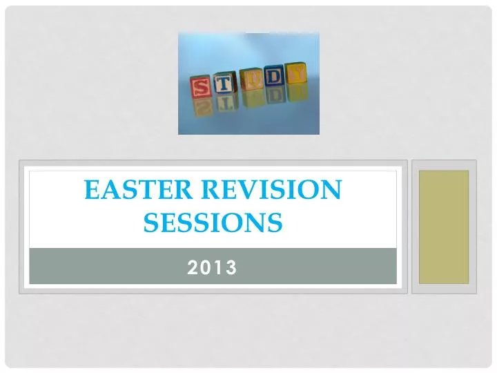 easter revision sessions