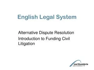 English Legal System