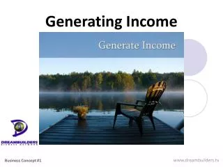 Generating Income