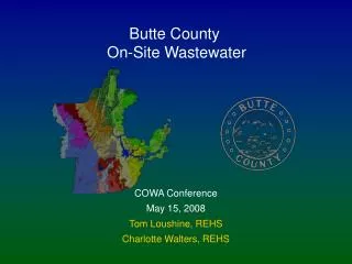 Butte County On-Site Wastewater
