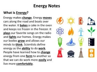 What is Energy ?