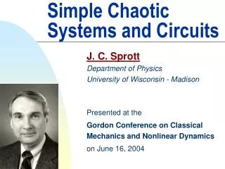 Simple Chaotic Systems and Circuits
