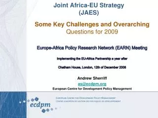 Joint Africa-EU Strategy (JAES)