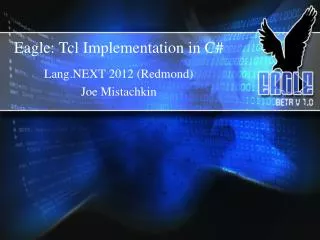 Eagle: Tcl Implementation in C#