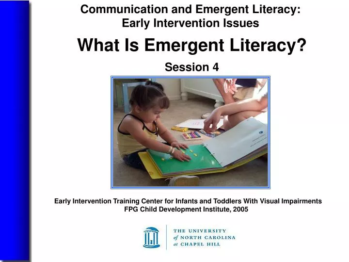 what is emergent literacy session 4