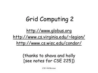 Grid Computing 2