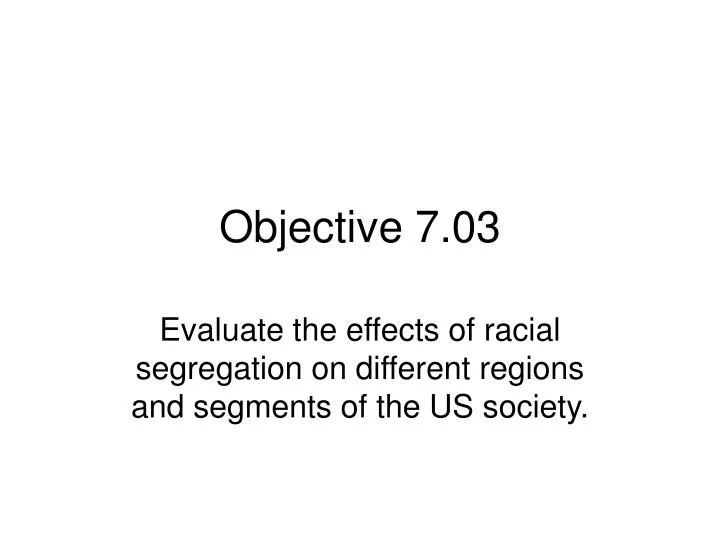 objective 7 03