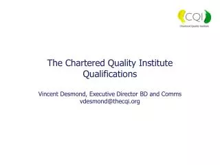 The qualifications landscape