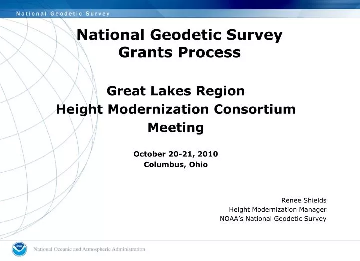 national geodetic survey grants process