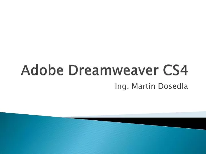 adobe dreamweaver cs4