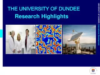 THE UNIVERSITY OF DUNDEE