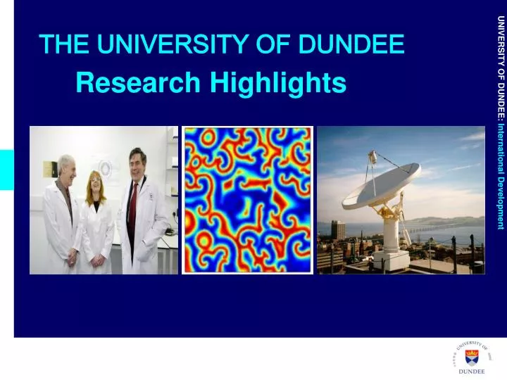 the university of dundee